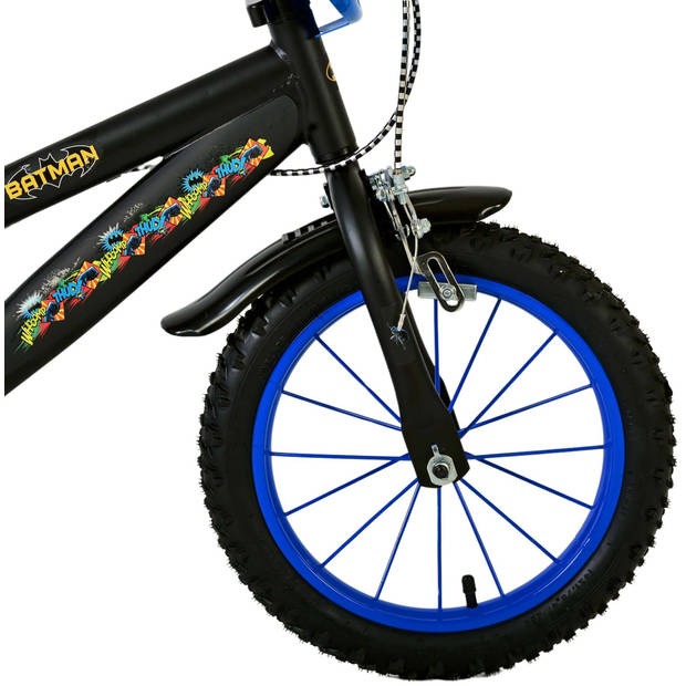 Batman Kinderfiets - Jongens - 14 inch - Zwart - Twee handremmen