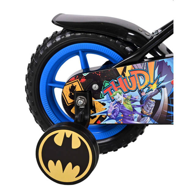 Batman Kinderfiets - Jongens - 10 inch - Zwart - Doortrapper