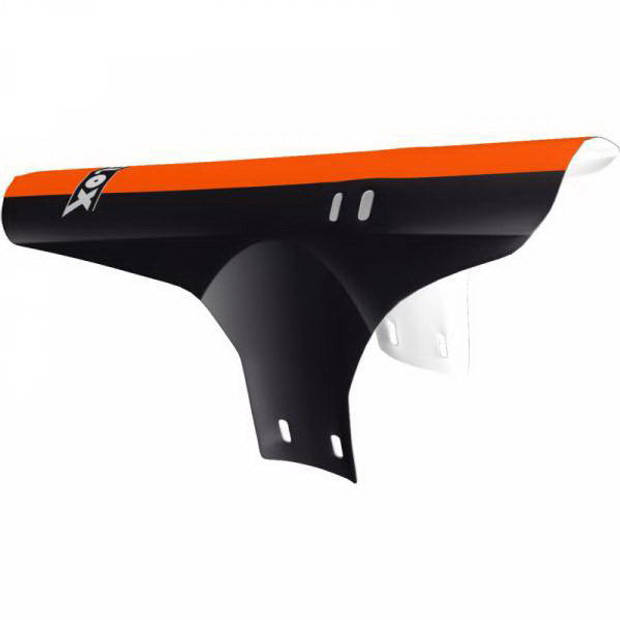 Velox Voorspatbord zwart/ oranje vouwbaar