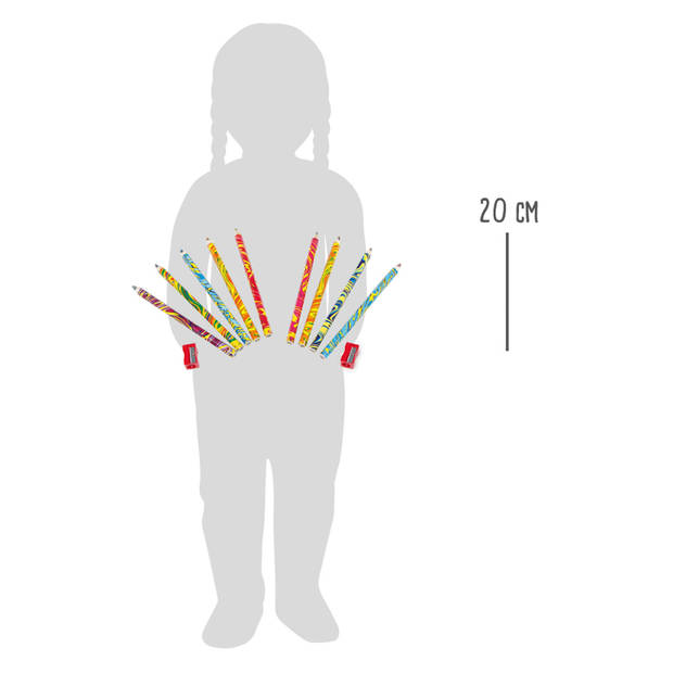 Small Foot REGENBOOG KLEURPOTLODEN 9 STUKS