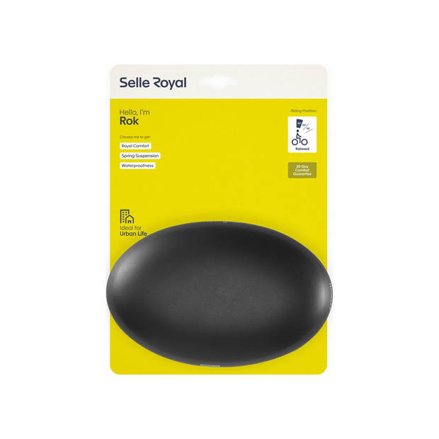 Selle Royal Zadel Sr Rok 8244 Relaxed Dames Zwart