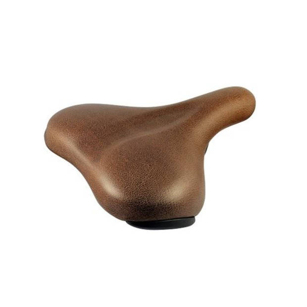 Selle SMP San Remo zadel Liège met bumper, dames. Bruin, zonder strop (hangverpakking)