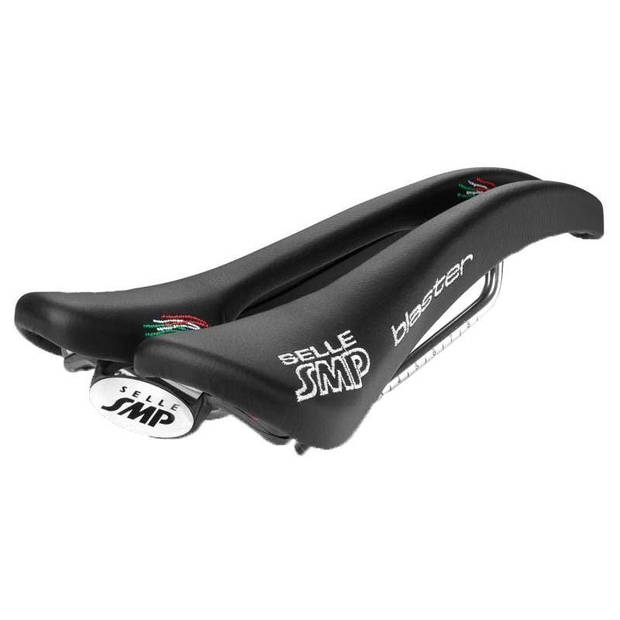 Selle SMP Zadel Blaster zwart met RVS rail