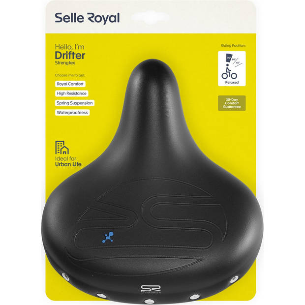 Selle Royal Drifter Strengtex zadel unisex zwart