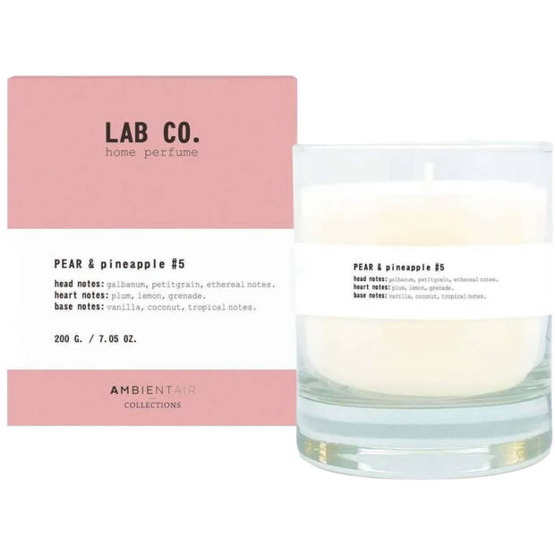 Lab co. Geurkaars pear & pineapple