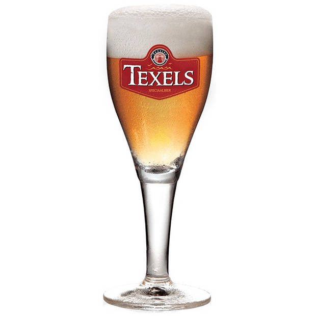Texels Bierglazen op Voet 30cl set van 6 stuks - Bier Glas 0,30 l - 300 ml