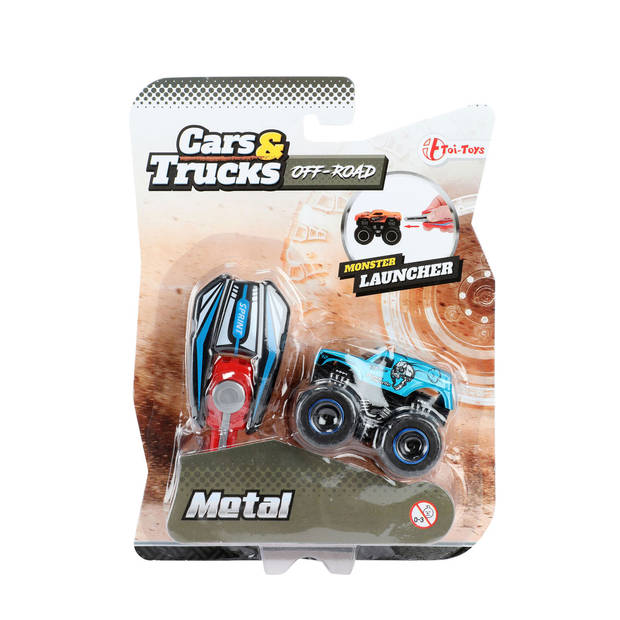 Toi-Toys & Trucks Afschiet Mini Monster Truck