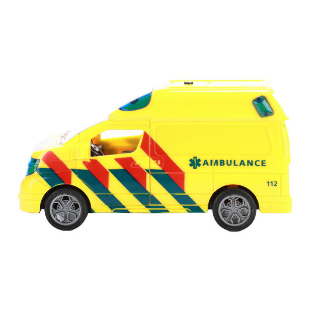 Ambulance frictie + licht en geluid