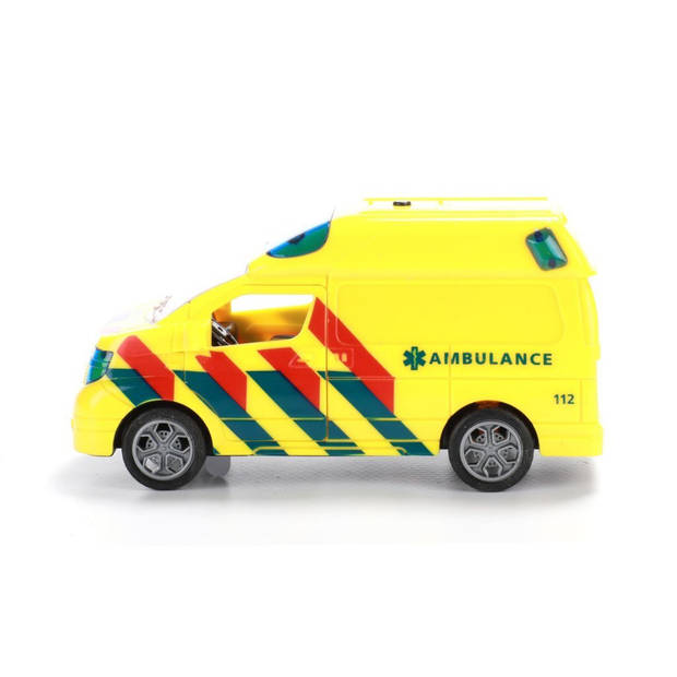 Ambulance frictie + licht en geluid