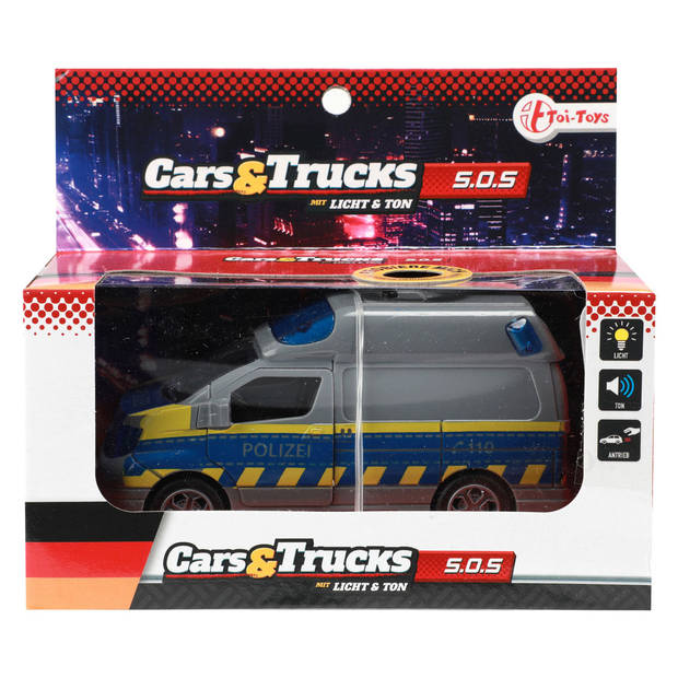 Toi Toys Politiebus 12cm (Duitse versie)