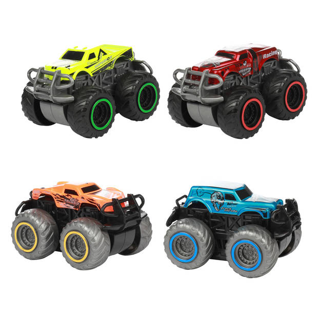 Toi-Toys & Trucks Monster Trucks met Afschieter