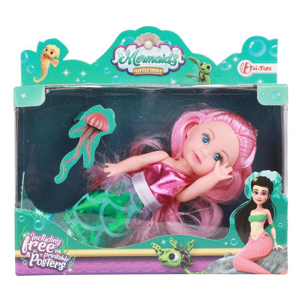 Toi-Toys Mermaids Zeemeerminpop Dream Hair, 11cm