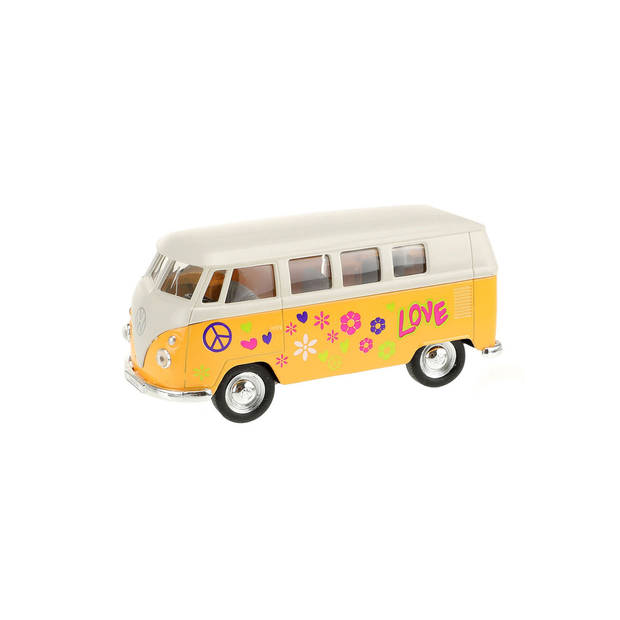 WELLY Volkswagen 1963 bus met print