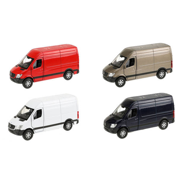 Rc Welly Mercede-Benz Sprinter Panel Bus Modelauto