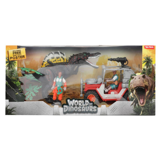 Toi Toys Dino Speelset jeep+dino