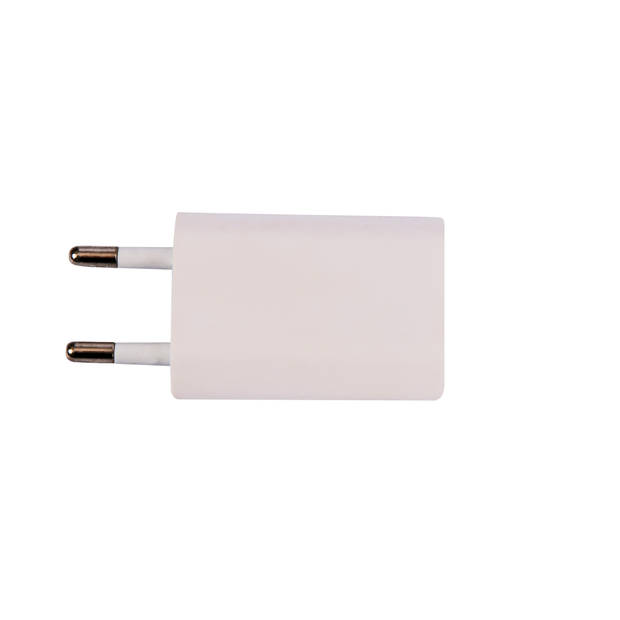 Chargers 5W Adapters White USB Charger With Short Circuit Protection Universal Charger Power Adapter