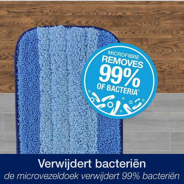 Bona Premium Spray Mop - Vloerwisser met Spray - Inclusief Houten Vloer Reiniger & Microvezel Reinigingspad Dweil