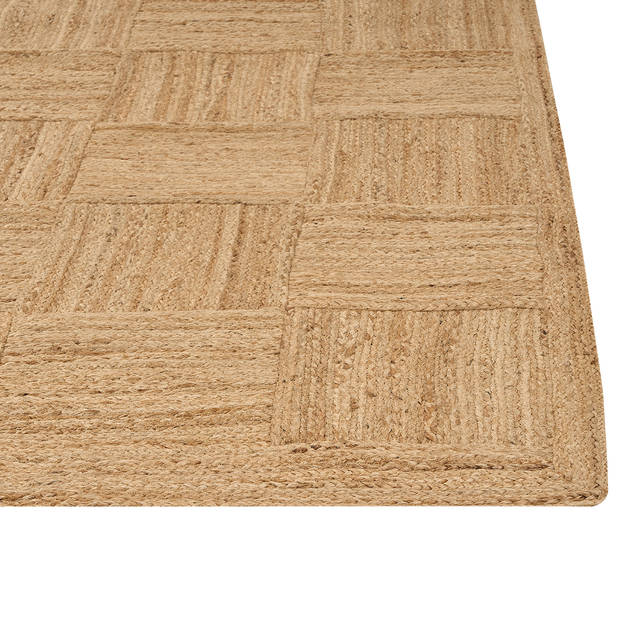 Beliani ESENTEPE - Gevlochten-Beige-Jute