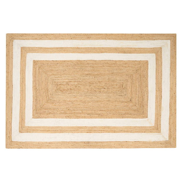 Beliani GEMEREK - Gevlochten-Beige-Jute