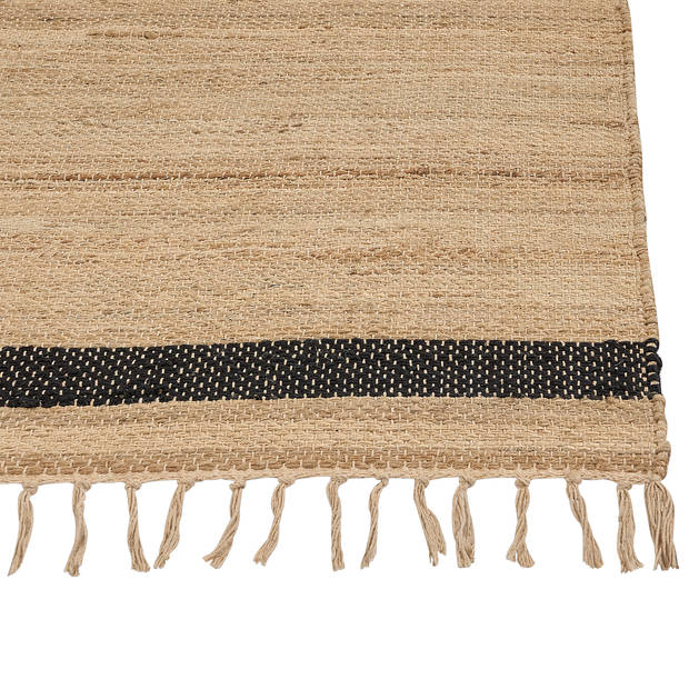 Beliani ERICEK - Gevlochten-Beige-Jute