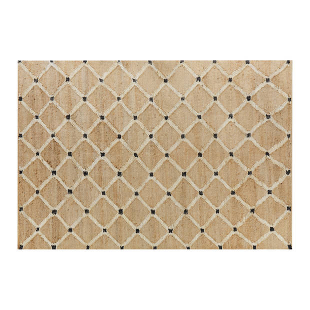 Beliani KALEKOY - Gevlochten-Beige-Jute