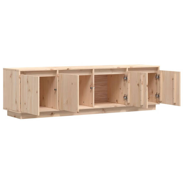 vidaXL Tv-meubel 156x37x45 cm massief grenenhout