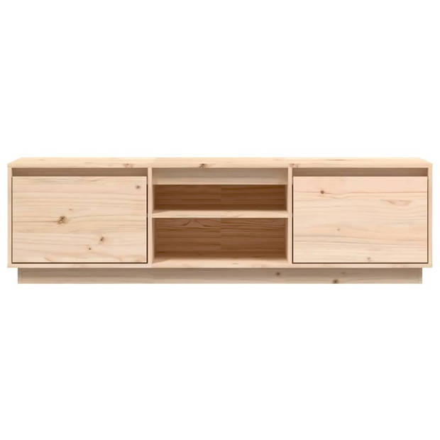 vidaXL Tv-meubel 140x35x40 cm massief grenenhout