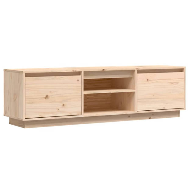 vidaXL Tv-meubel 140x35x40 cm massief grenenhout