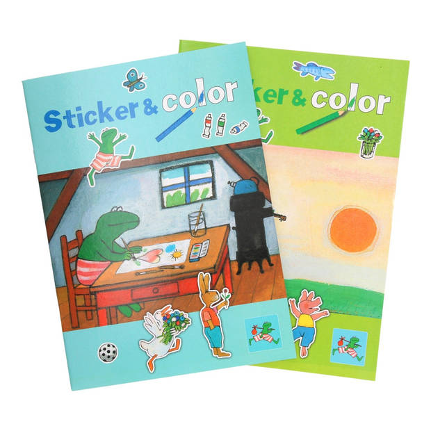 Boek Specials Nederland BV Kikker Stickeren Kleurboek