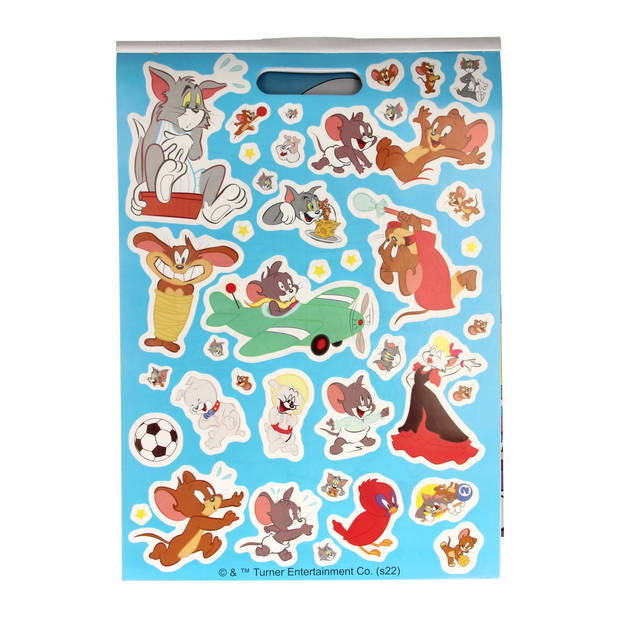 Boek Specials Nederland BV Bros Super Color Kleurboek Tom & Jerry met Stickers