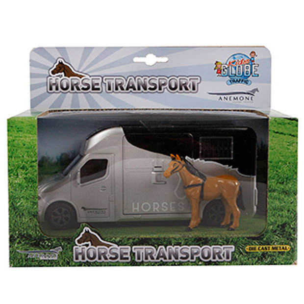 Kids Globe Paardentruck die-cast 20cm