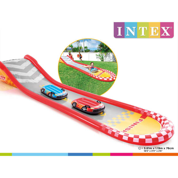 Intex Glijbaan Racing Fun 561x119x76 cm
