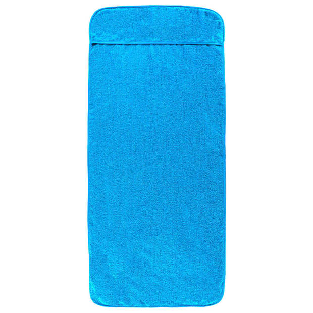 vidaXL Strandhanddoeken 4 st 400 g/m² 60x135 cm stof turquoise