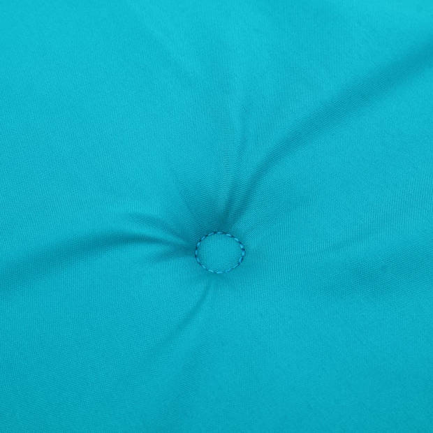 vidaXL Tuinstoelkussens 6 st 50x50x3 cm stof turquoise