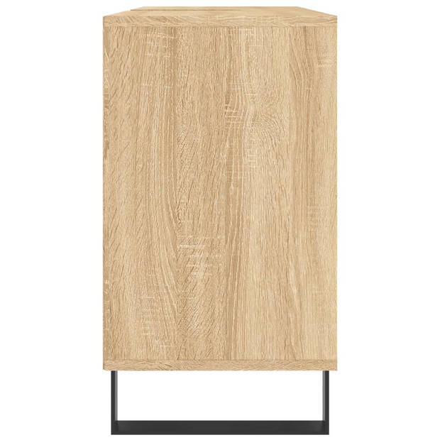 vidaXL Badkamerkast 80x33x60 cm bewerkt hout sonoma eikenkleurig