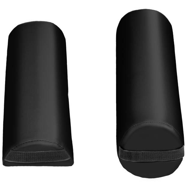 tectake® - 2 Zones massagetafel met rolkussens + tas - kleur zwart - 404600