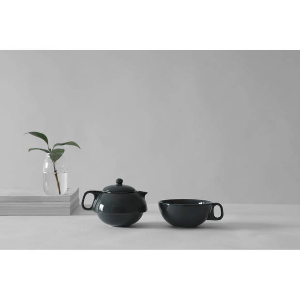 Viva - Jaimi Theepot Tea For One - Porselein - Groen