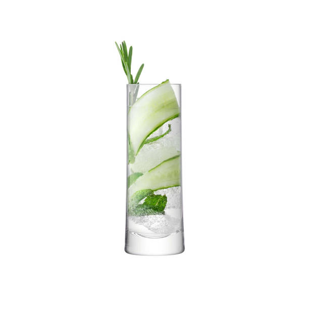 L.S.A. - Gin Longdrinkglas 380 ml Set van 2 Stuks - Glas - Transparant