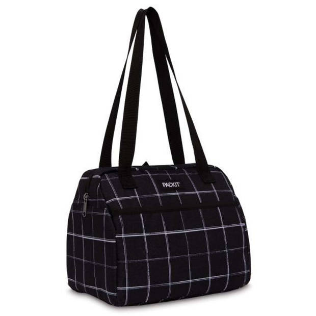 Pack It - Koeltas Hampton Grid - Polyester - Zwart