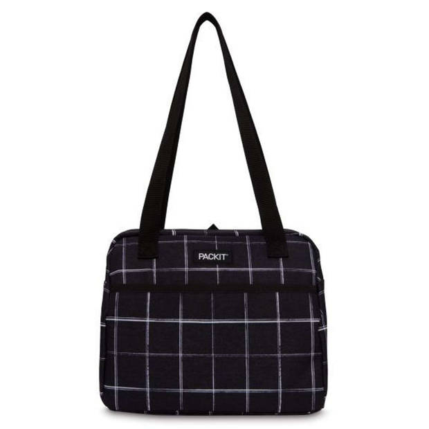 Pack It - Koeltas Hampton Grid - Polyester - Zwart