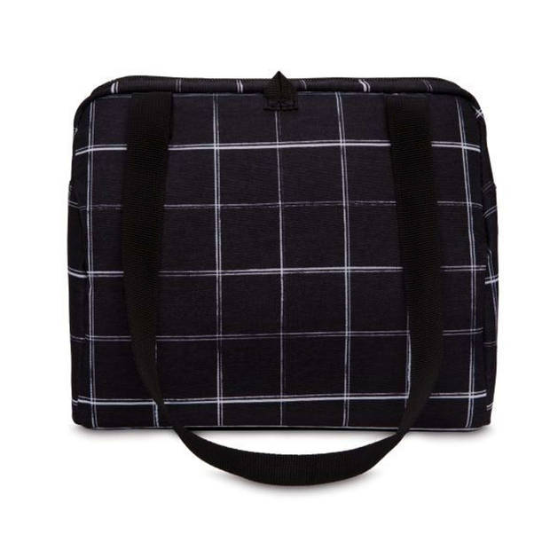 Pack It - Koeltas Hampton Grid - Polyester - Zwart