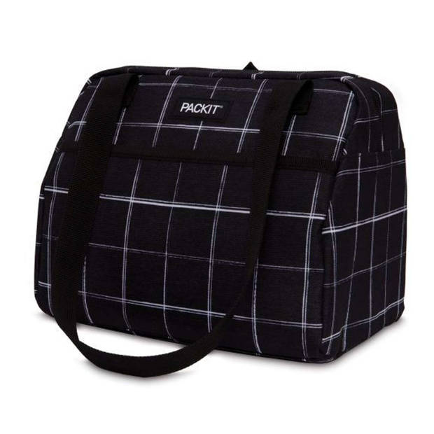 Pack It - Koeltas Hampton Grid - Polyester - Zwart