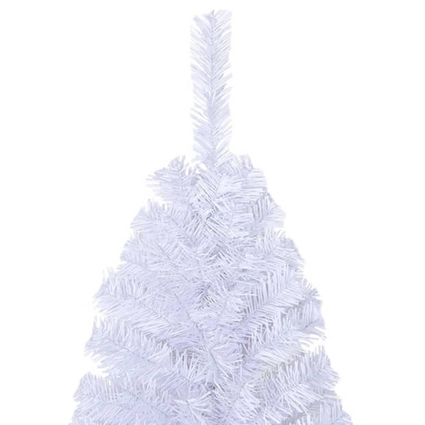 vidaXL Kunstkerstboom met dikke takken 180 cm PVC wit