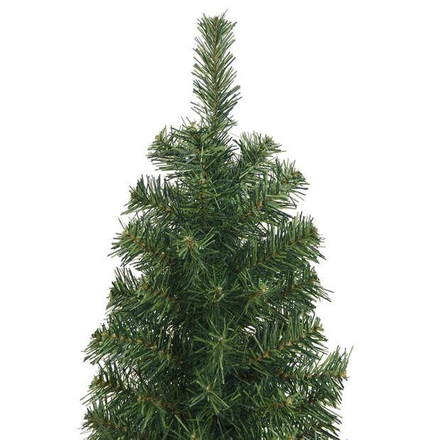 VidaXL Kunstkerstboom Met Standaard Smal 180 Cm PVC Groen | Blokker