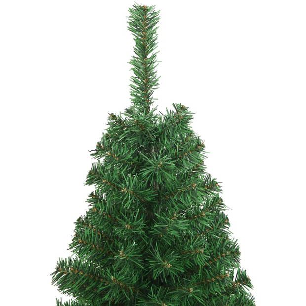 vidaXL Kunstkerstboom met dikke takken 150 cm PVC groen