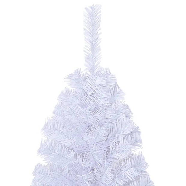 vidaXL Kunstkerstboom met dikke takken 240 cm PVC wit