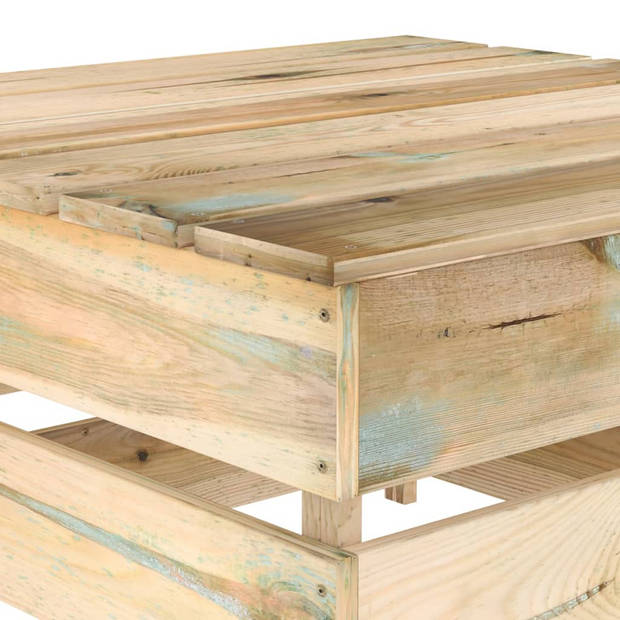 vidaXL Tuintafel pallet geïmpregneerd grenenhout