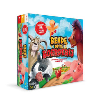 Rebo Rebo spel: Bende op de boerderij-bordspel. 3+