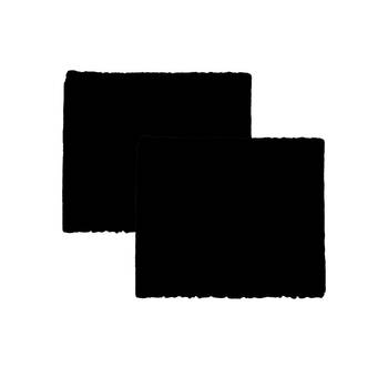AMIG Anti-krasvilt -2x knipvel - zwart - 50 x 100 mm - rechthoek - zelfklevend - Meubelviltjes