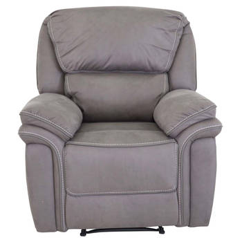 Saranda fauteuil , Recliner met voetsteun grijs.